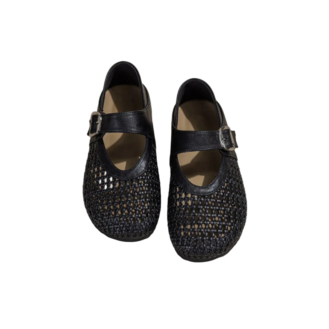 RETRO WOVEN MARY JANES