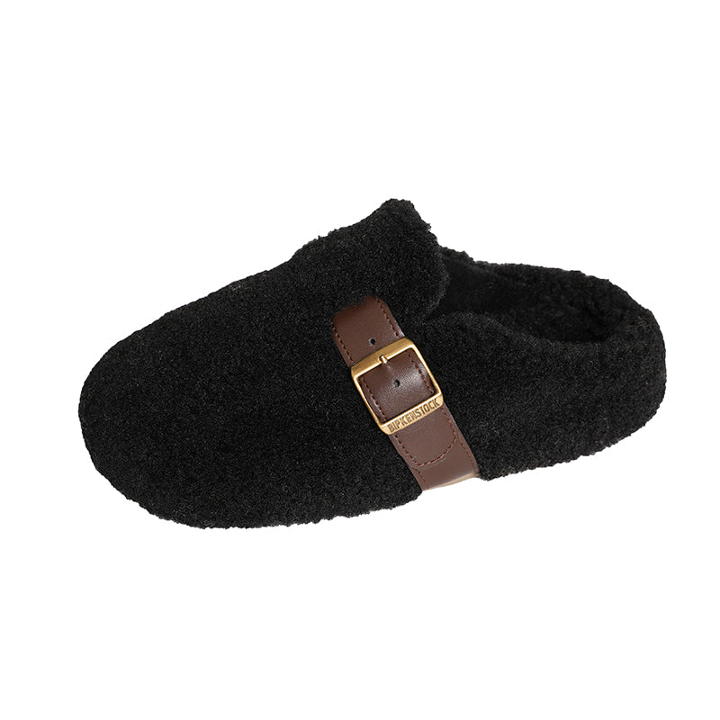 Women's Sherpa Buckle Clog Mules
