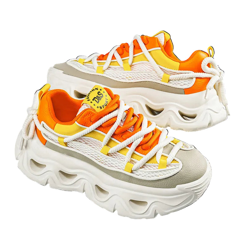 SCULPTURAL WAVE SOLE SNEAKERS