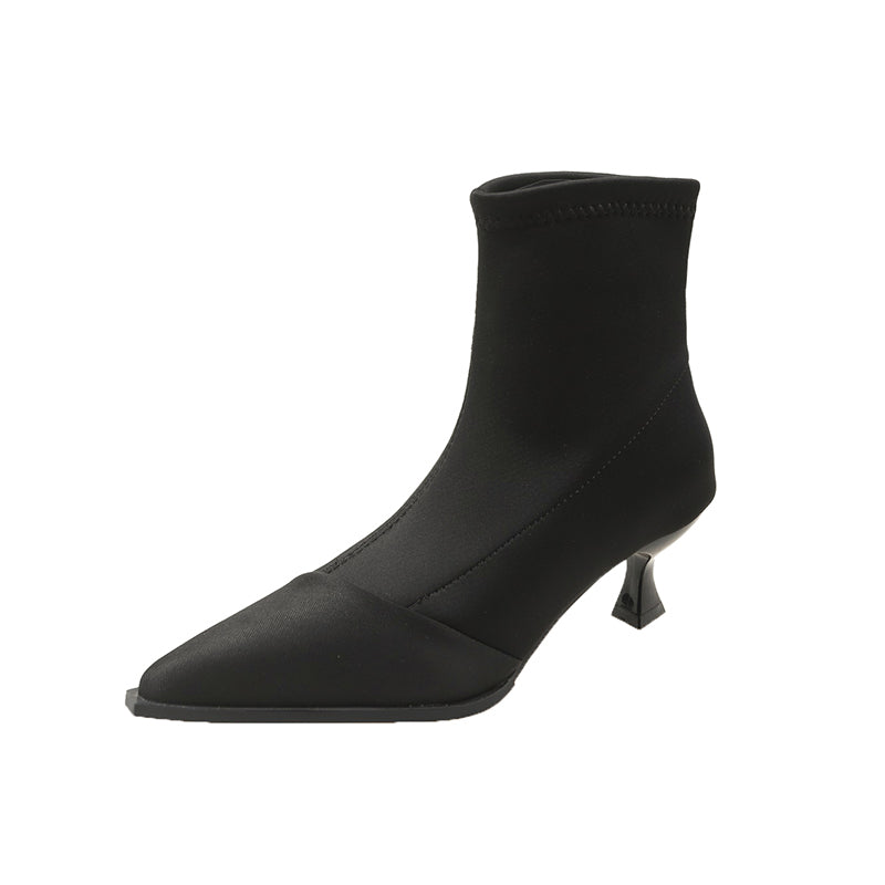 Women's Pointed Toe Sock Boots