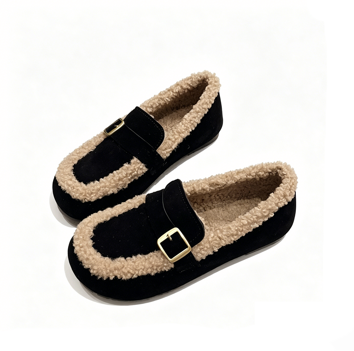 Women's Cosy Fleece-Lined Loafer Flats
