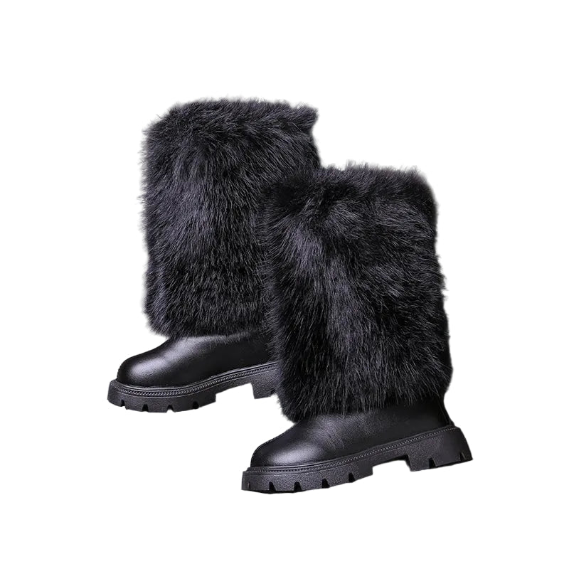 GIRLS' FAUX FUR WINTER BOOTS