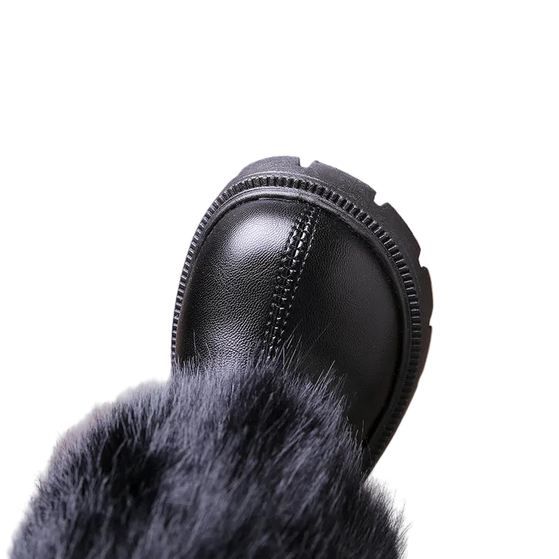 GIRLS' FAUX FUR WINTER BOOTS