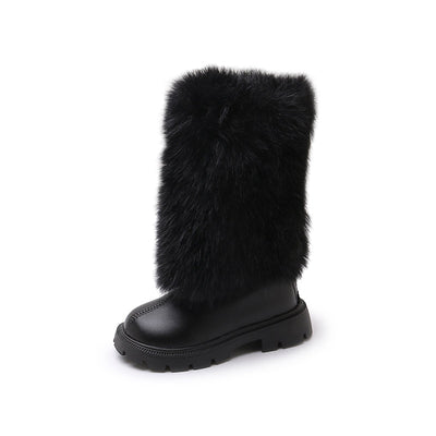 Girls' Faux Fur Winter Boots