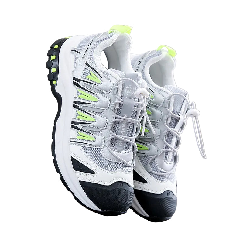 MESH HIKING-STYLE CHUNKY SNEAKERS