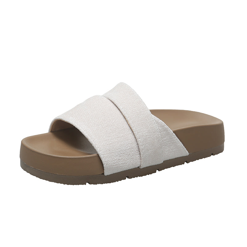 CROSS-STRAP SLIDES
