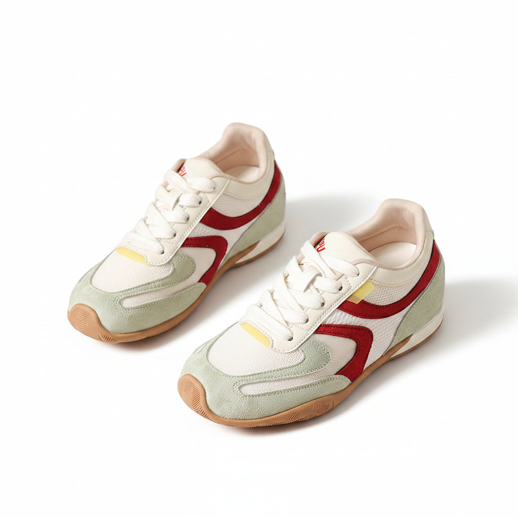 Women's Retro Mesh & Faux Suede Sneakers