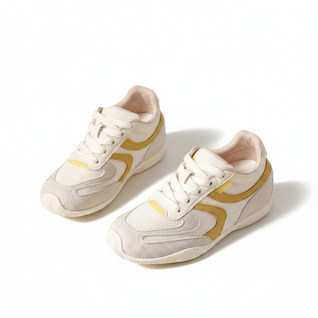 Women's Retro Mesh & Faux Suede Sneakers