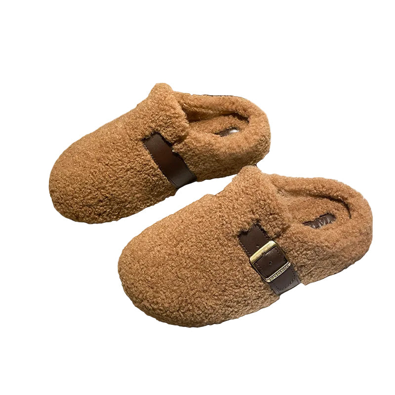 Women's Sherpa Buckle Clog Mules