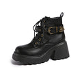 GOTHIC PLATFORM COMBAT BOOTS