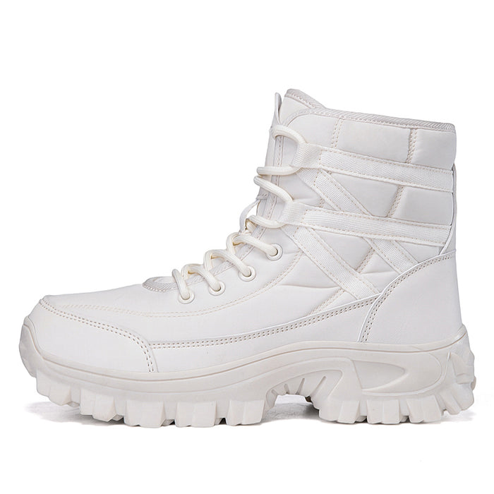 CHUNKY LACE UP UTILITY COMBAT BOOTS
