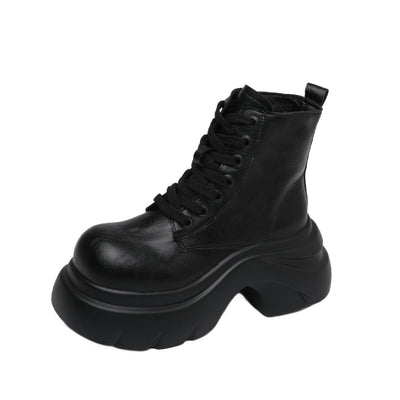 Women's Chunky Platform Combat Boots
