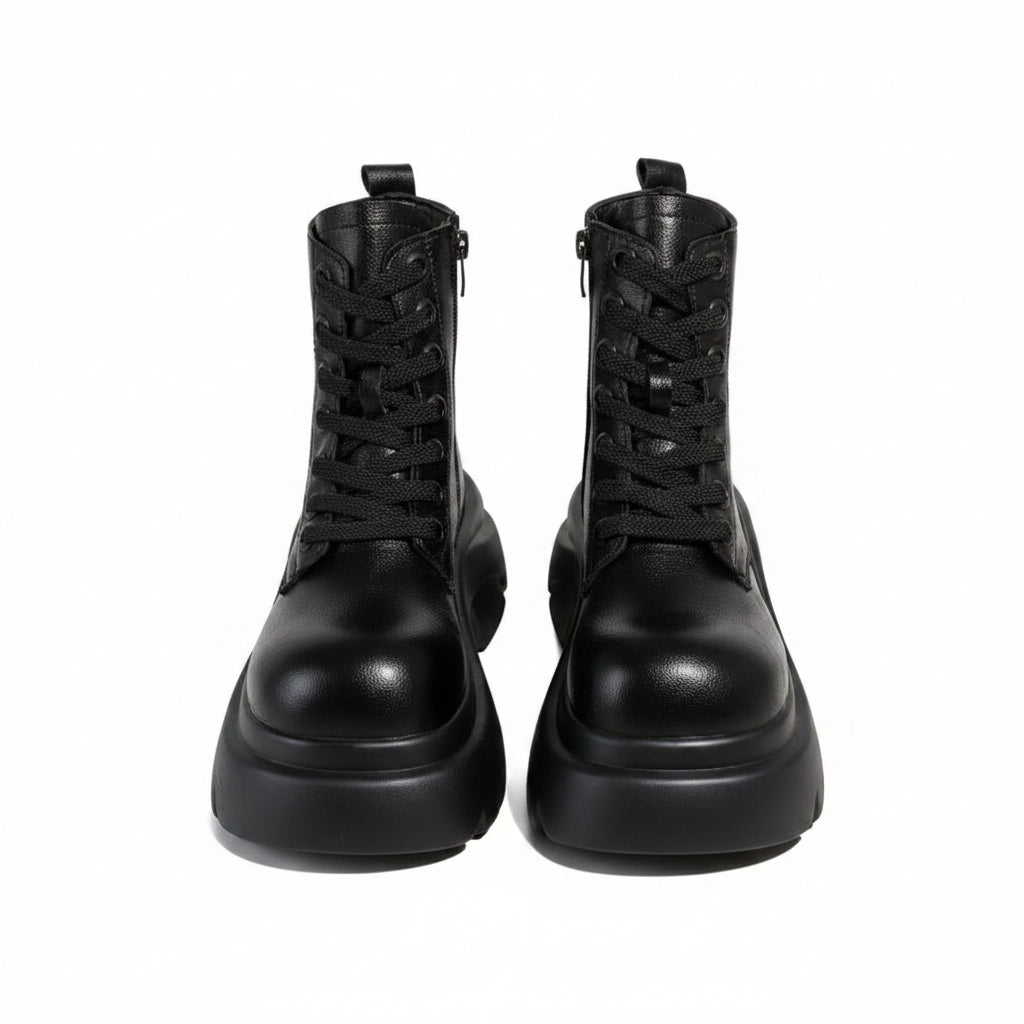 CHUNKY PLATFORM COMBAT BOOTS