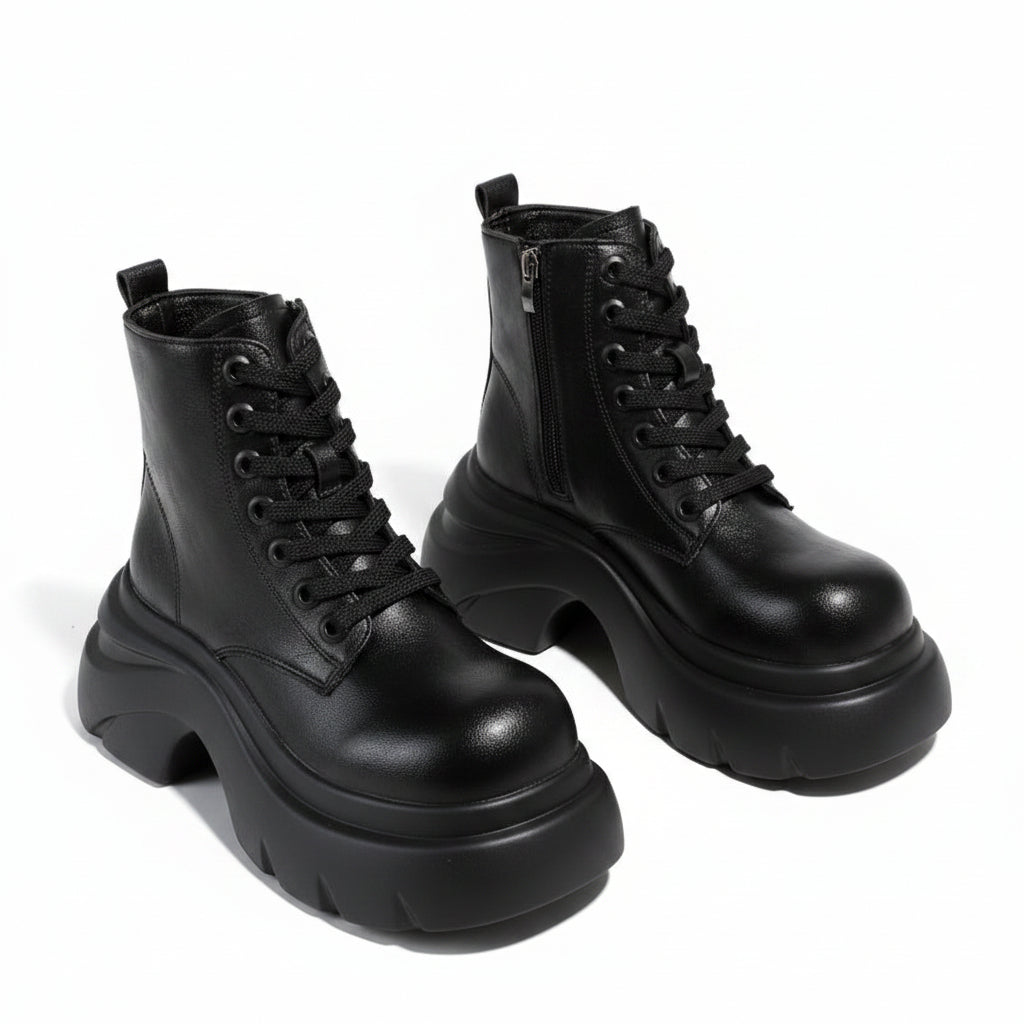CHUNKY PLATFORM COMBAT BOOTS