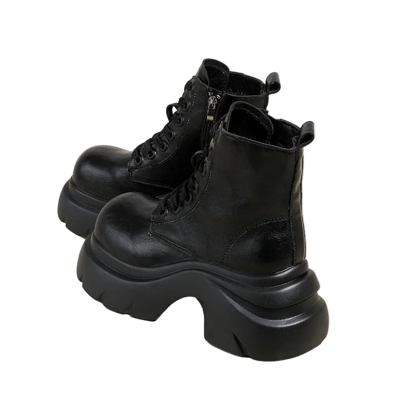 CHUNKY PLATFORM COMBAT BOOTS