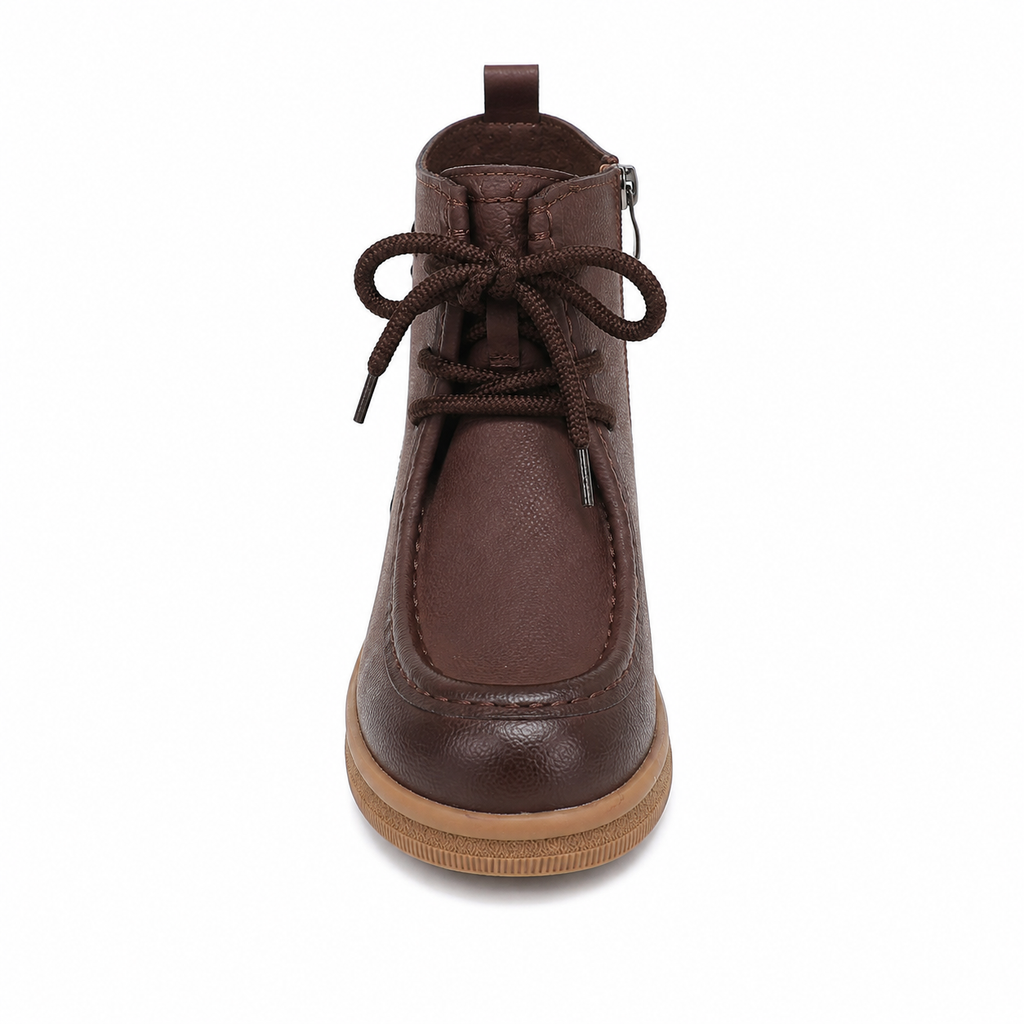 MOC-TOE ANKLE BOOTS