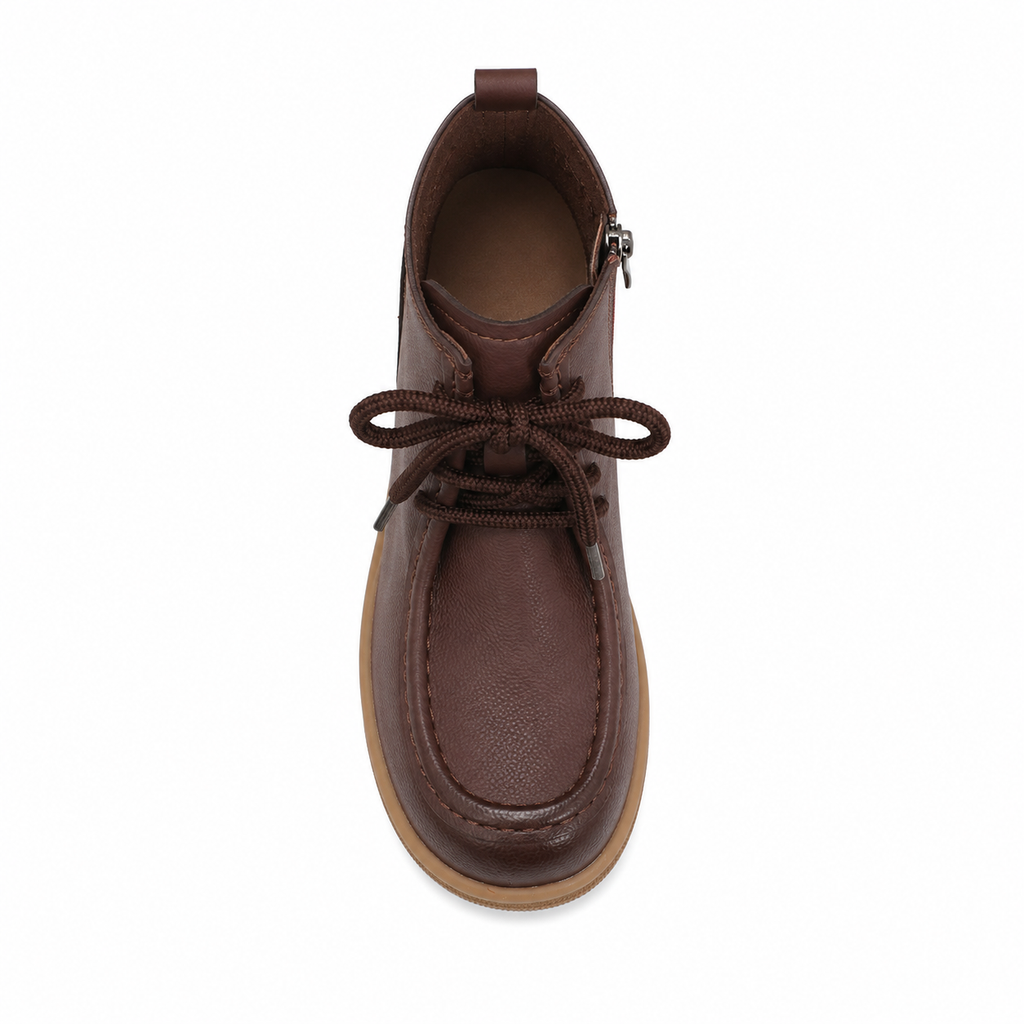 MOC-TOE ANKLE BOOTS