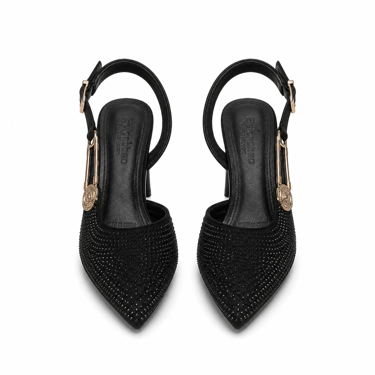 Women's Embellished Pointed Toe Stiletto Heels