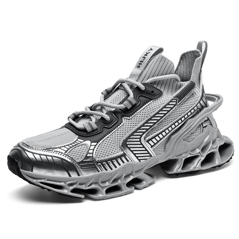 FUTURISTIC LACE-UP SNEAKERS