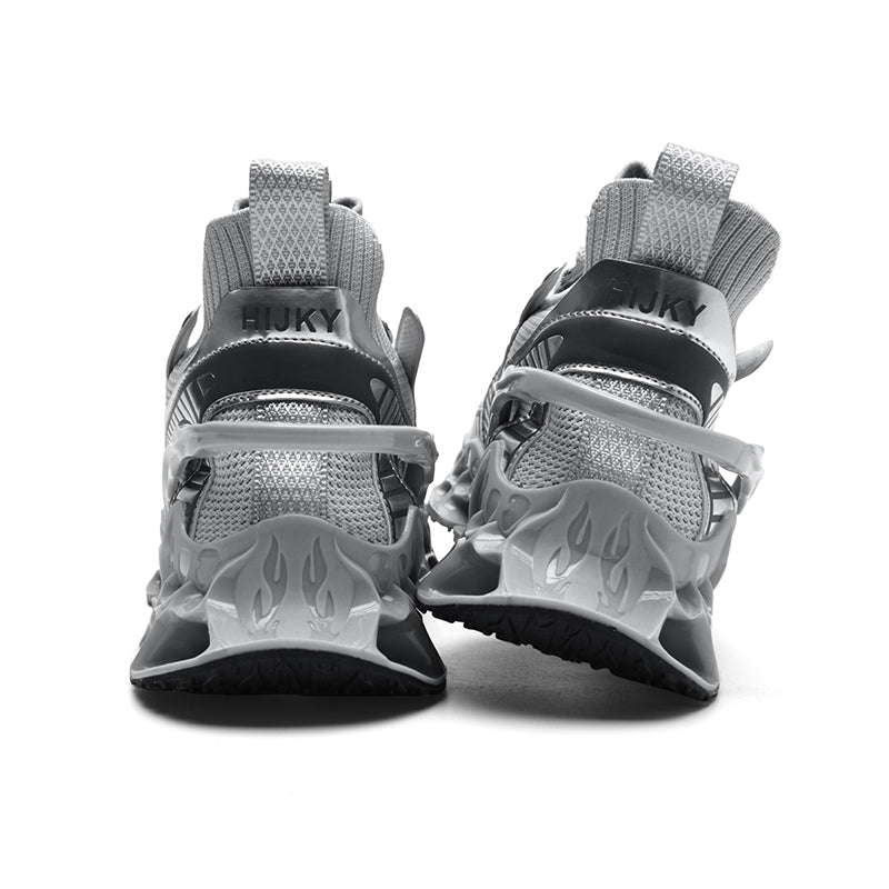 FUTURISTIC LACE-UP SNEAKERS