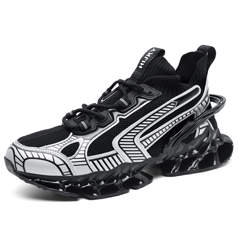 FUTURISTIC LACE-UP SNEAKERS
