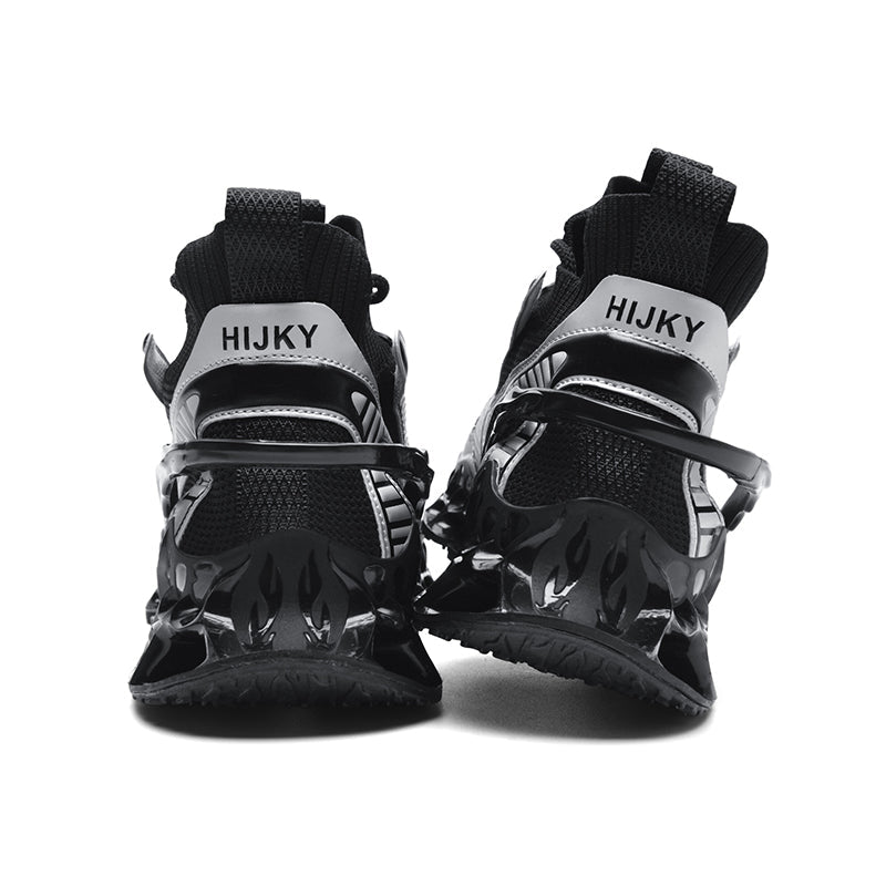 FUTURISTIC LACE-UP SNEAKERS