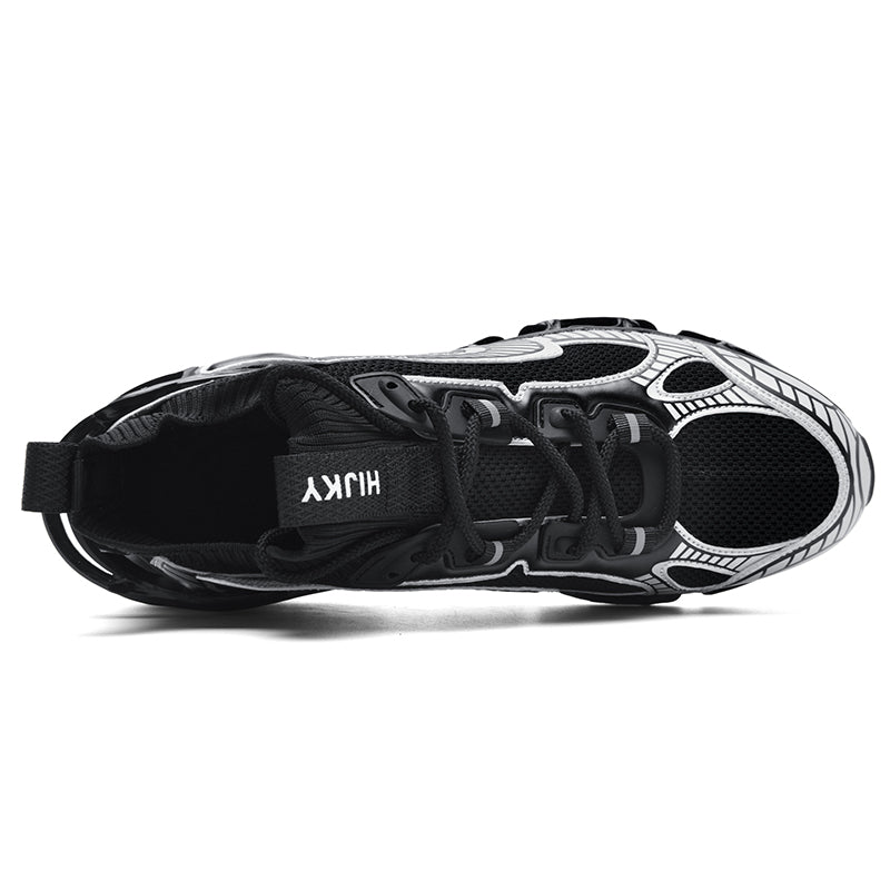 FUTURISTIC LACE-UP SNEAKERS