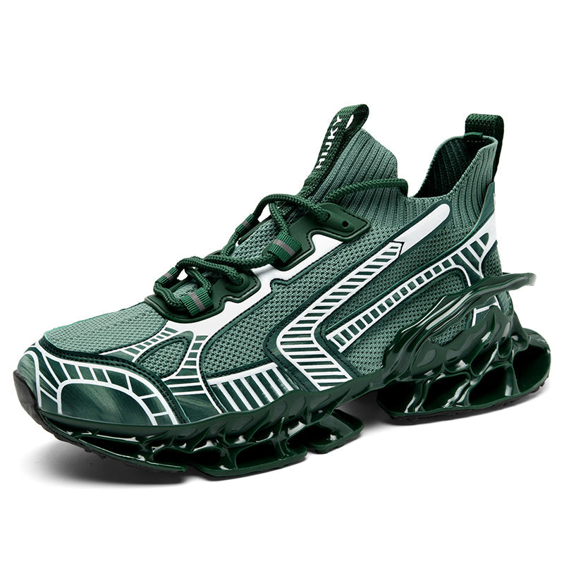 FUTURISTIC LACE-UP SNEAKERS