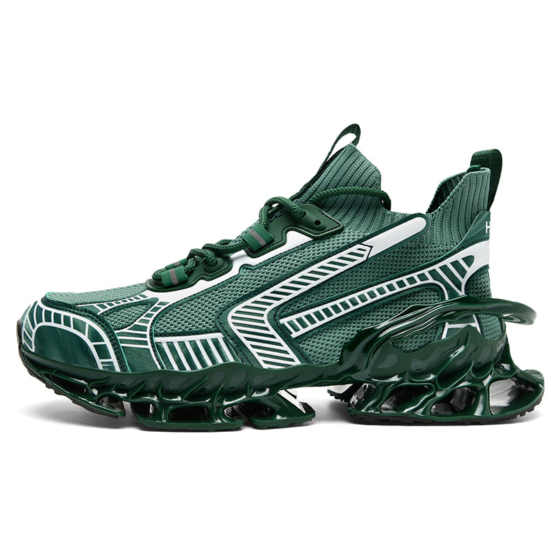 FUTURISTIC LACE-UP SNEAKERS