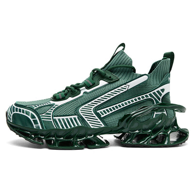 Men's Futuristic Lace-Up Sneakers