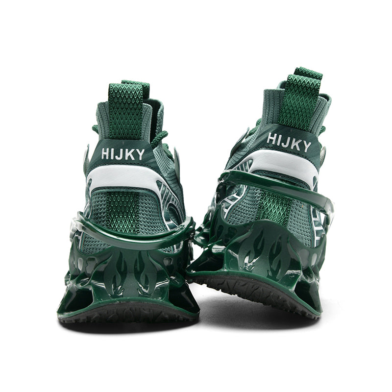 FUTURISTIC LACE-UP SNEAKERS