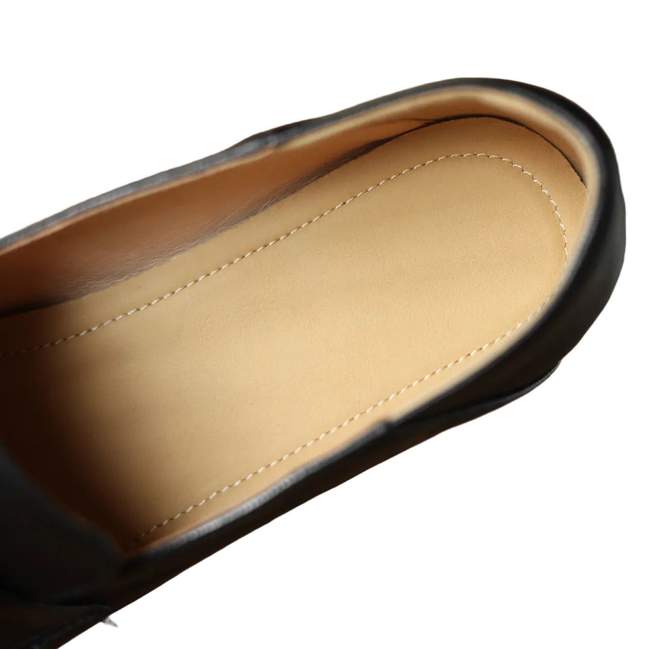 SQUARE TOE PU LEATHER LOAFERS
