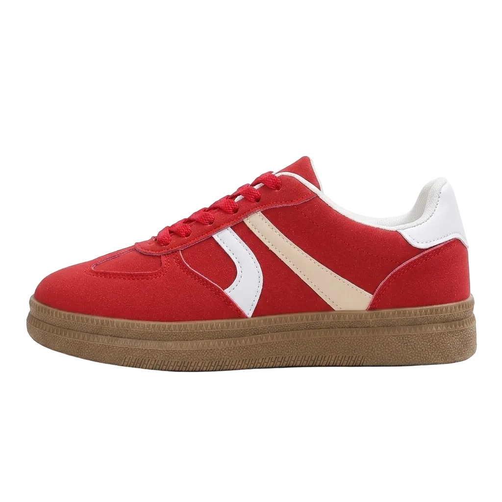 Women's Retro Gum Sole Low Profile Sneakers