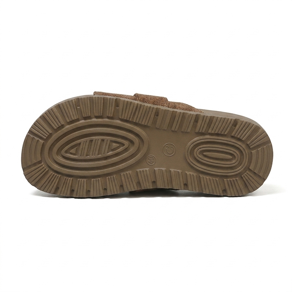 CROSS-STRAP SLIDES