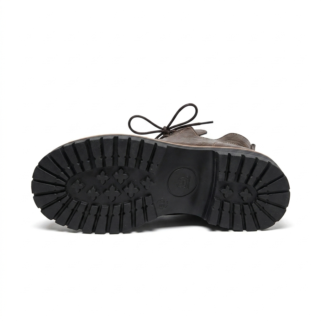 RETRO LACE UP ANKLE BOOTS