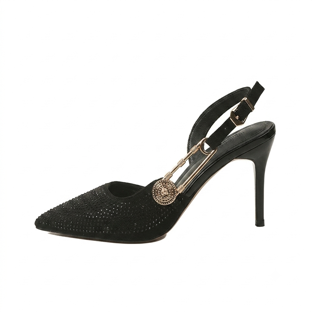 Women's Embellished Pointed Toe Stiletto Heels