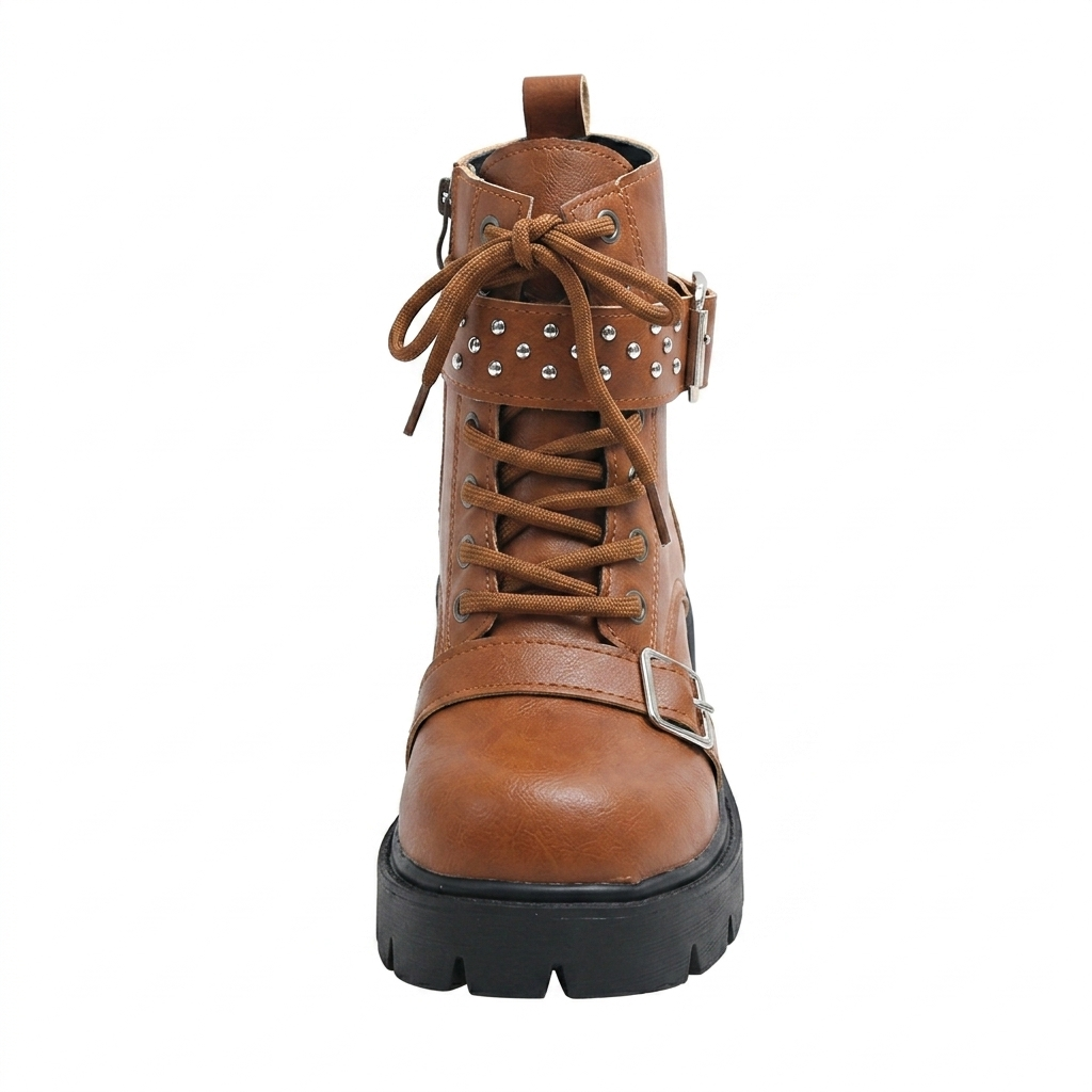 PUNK PLATFORM COMBAT BOOTS