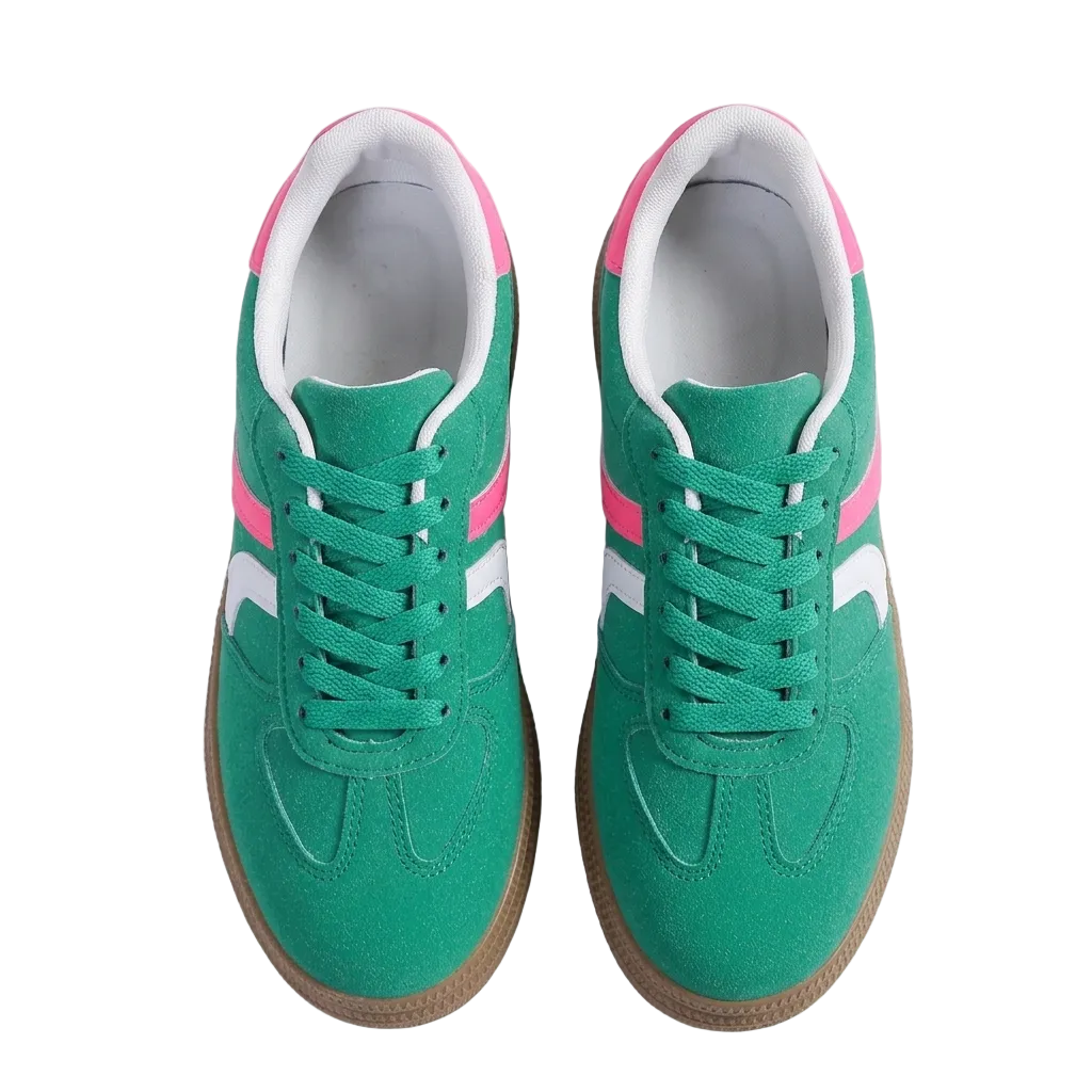 Women's Retro Gum Sole Low Profile Sneakers