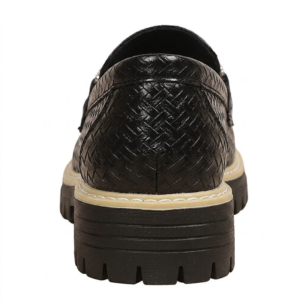 WOVEN TEXTURE LOAFERS