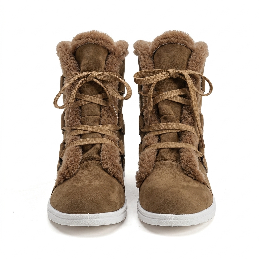 FLUFFY TRIM WINTER BOOTS