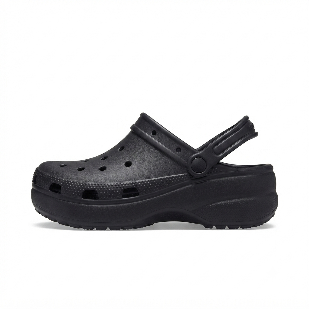 PLATFORM CLOGS WITH HEEL STRAP