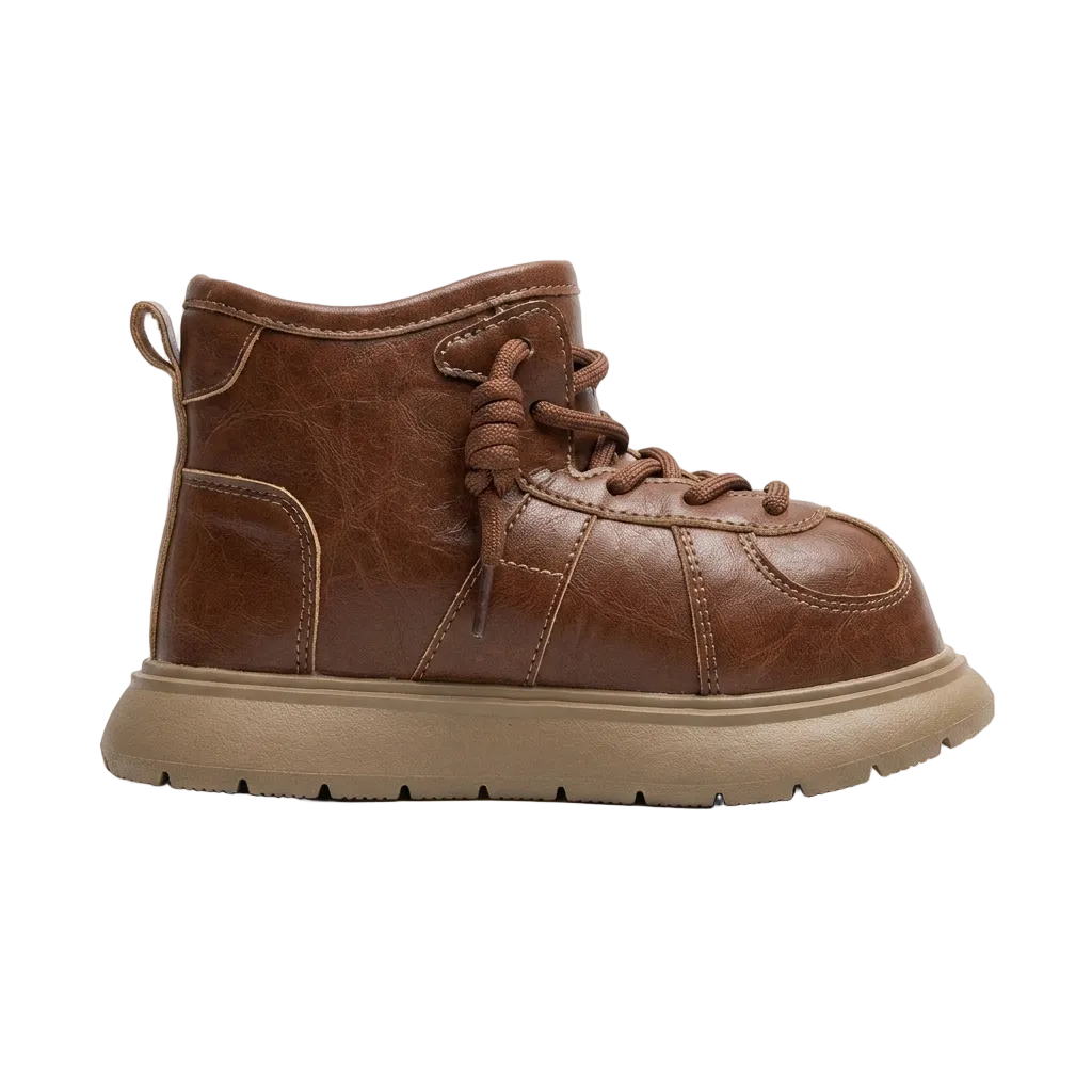 KID'S COSY FAUX FUR LINED ANKLE BOOTS