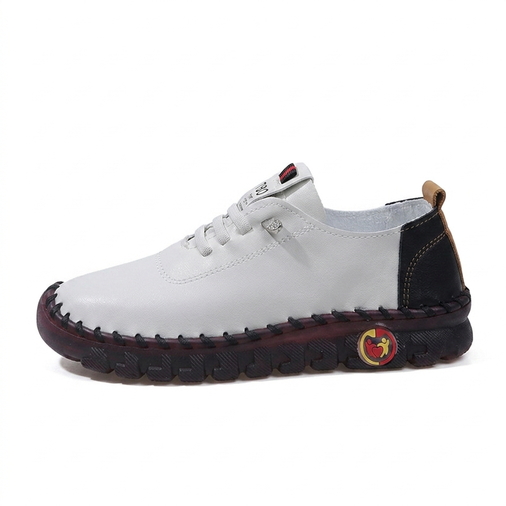 CASUAL VEGAN LEATHER FLATS