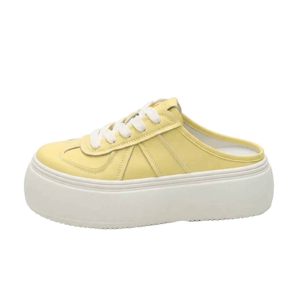 Women's Chunky Lace-Up Sneaker Mules