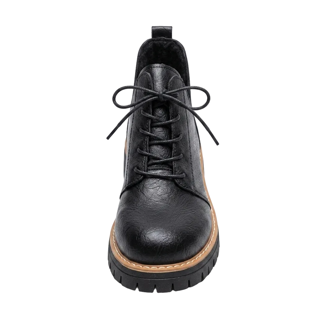 RETRO LACE UP ANKLE BOOTS