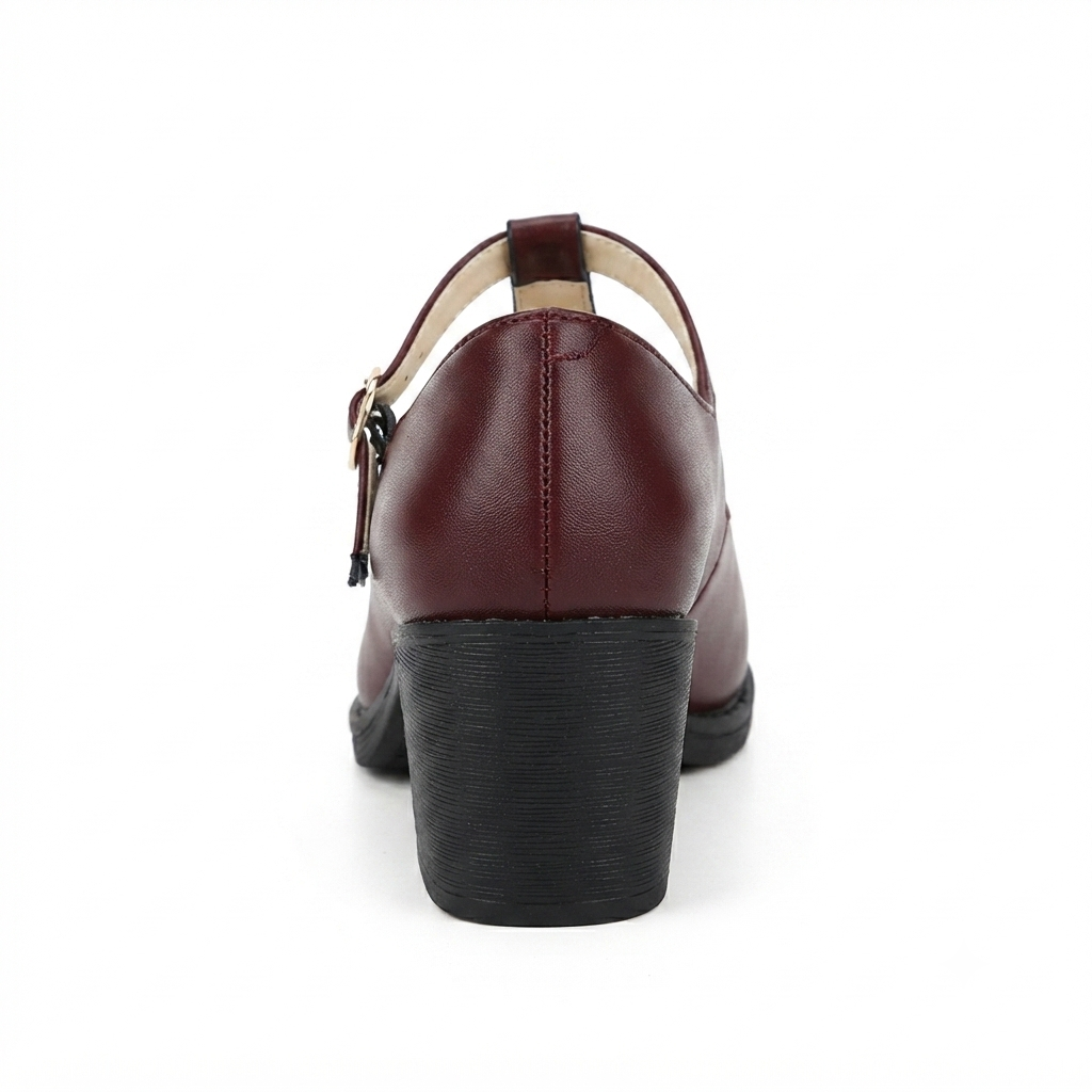 VINTAGE-INSPIRED T-STRAP BLOCK HEEL PUMPS