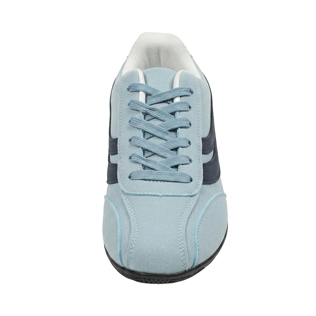 Women's Pale Blue Retro Runner Sneakers