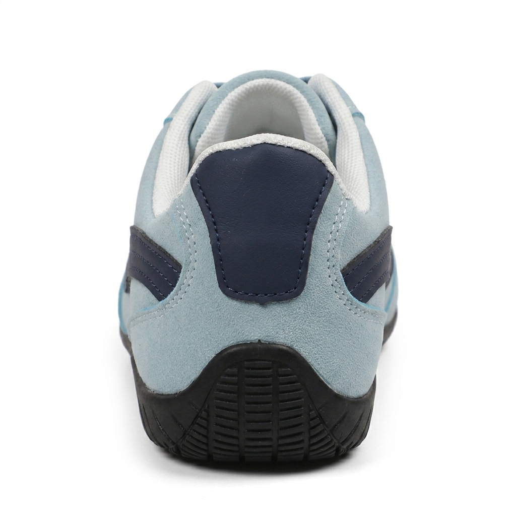Women's Pale Blue Retro Runner Sneakers