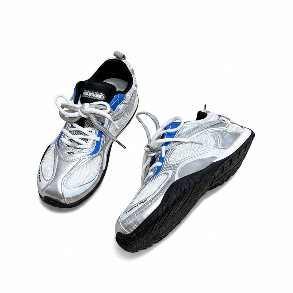 Women's Y2k Silver Runner Sneakers