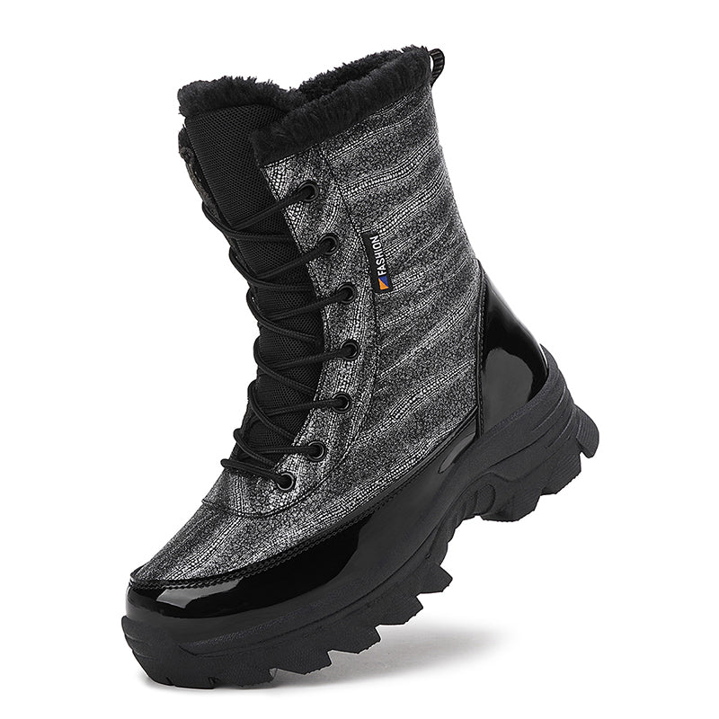 METALLIC STATEMENT CHUNKY SNOW BOOTS